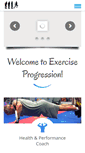 Mobile Screenshot of exerciseprogression.com